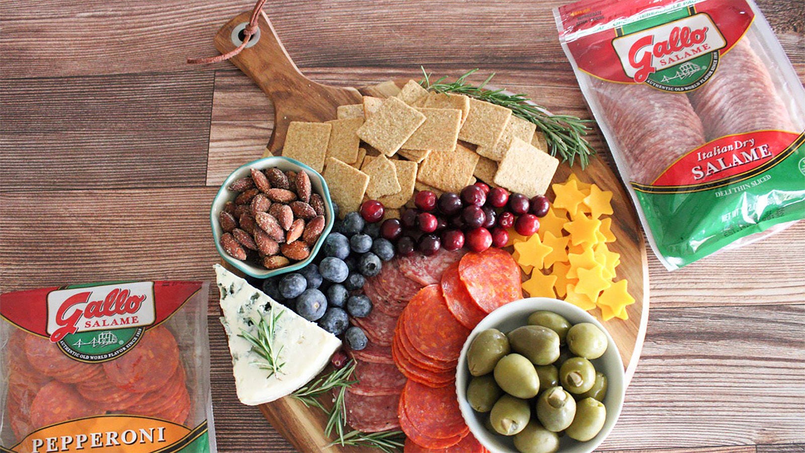 gallo salami charcuterie board