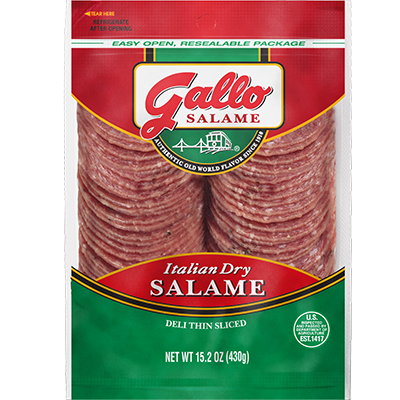 Gallo Salame in packaging