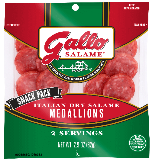 italian dry salame medallions